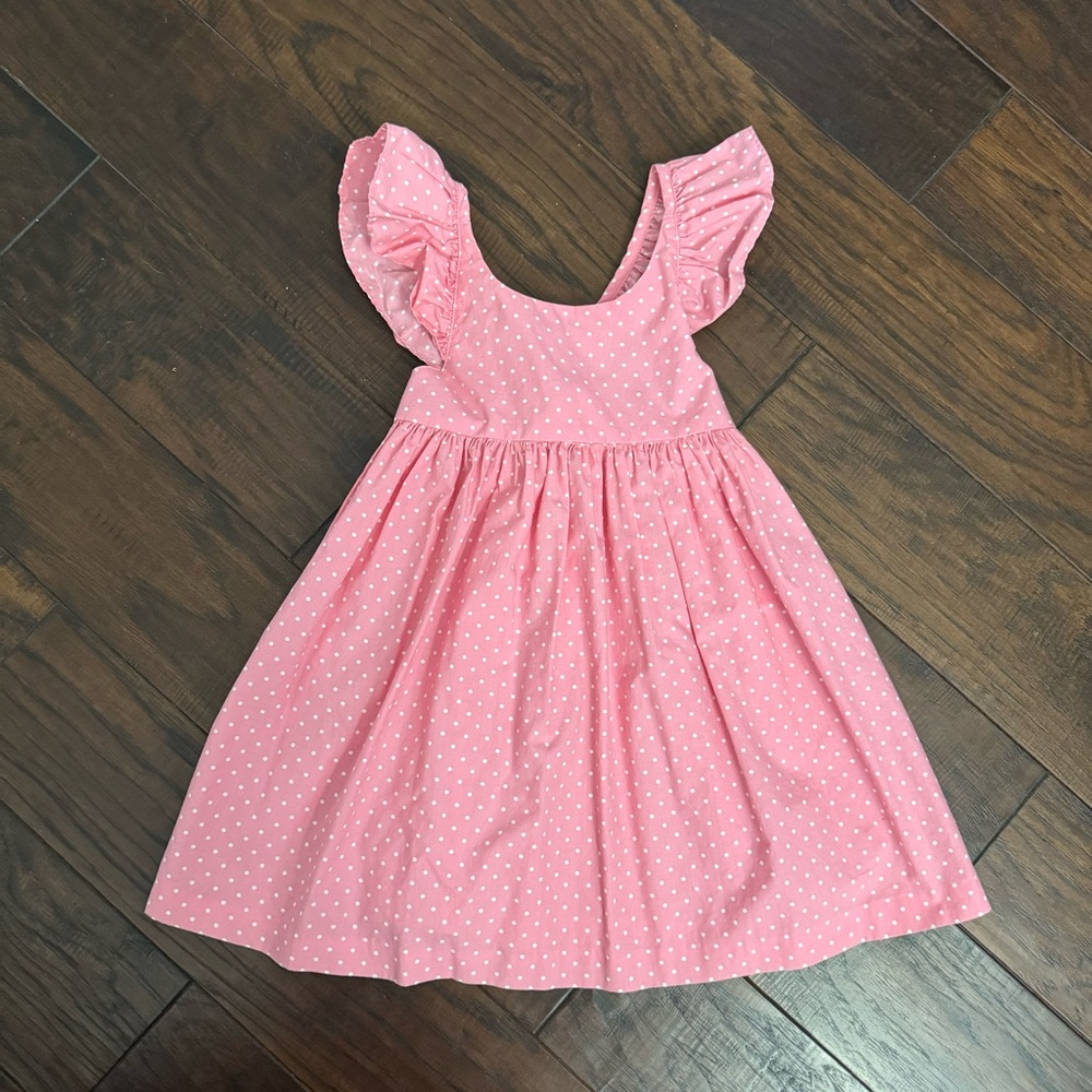Kelly’s Kids Pink Polkadot dress Size 4-5